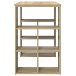 HKH Mesa Auxiliar de Madera Roble Sonoma Mdf Medio
