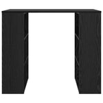 HKH Escritorio de Madera de Roble Aglomerado - Negro