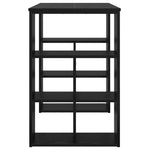 HKH Escritorio de Madera de Roble Aglomerado - Negro