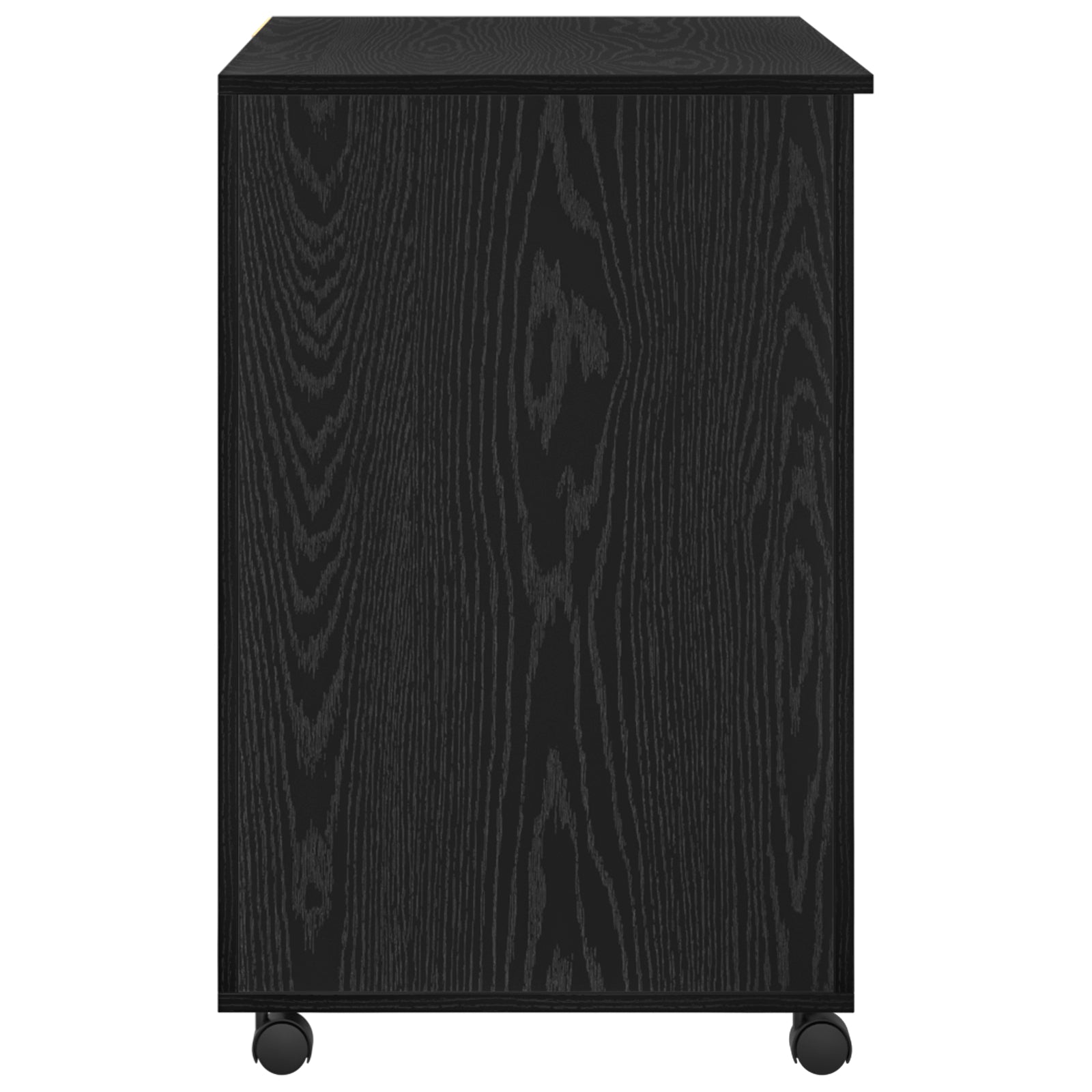 HKH Escritorio para Ordenador de Madera Roble - Negro
