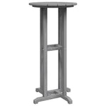 HKH Mesa de Bar 55x55x107 Cm Hdpe - Cinzento-claro