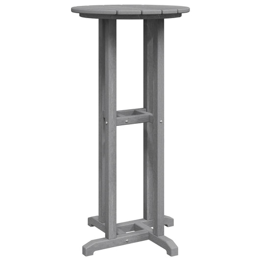 HKH Mesa de Bar 55x55x107 Cm Hdpe - Cinzento-claro