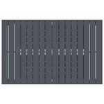 Conjunto de Mobiliário de Corredor HKH 9 Peças Aço Antracite, Mesa de Jardim Extensível HKH Antracite (140-210)x90x73 Cm Aço, Cadeiras de Jardim 4 Pcs Empilháveis Antracite Aço - Cinzento