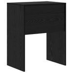HKH Escritorio de Escritura Roble de Madera de Ingeniería - Negro