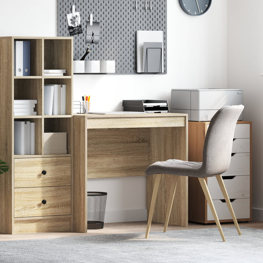 HKH Escritorio Sonoma de Roble de Madera de Ingeniería