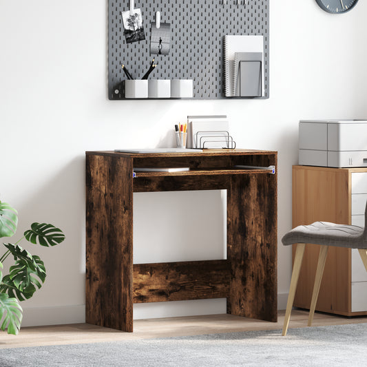 Mesa para ordenador HKH de aglomerado de partículas en roble ahumado