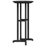 HKH Mesa de Bar Preta 55x55x107 Cm Hdpe - Preto