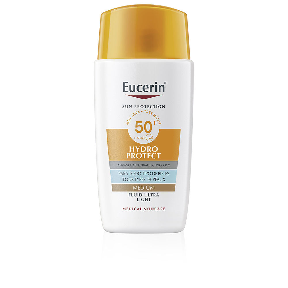 Eucerin Proteção Solar Hydro Protect Fluido com Cor SPF50+ #médio 50ml