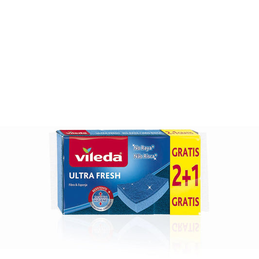 Vileda Esfregões Ultra Fresh 2 + 1 Grátis