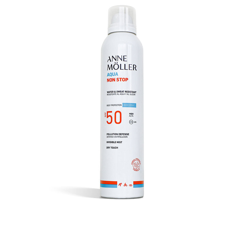 Anne Möller Aqua Non Stop Spray Corporal Resistente À Água e ao Suor SPF50 200ml