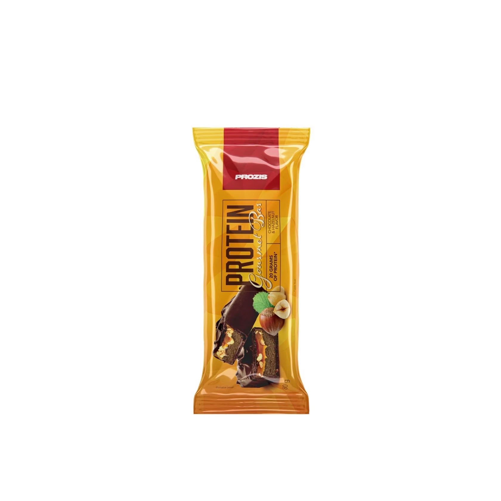 Prozis Barrita Proteica Gourmet Chocolate y Avellanas 80 gr