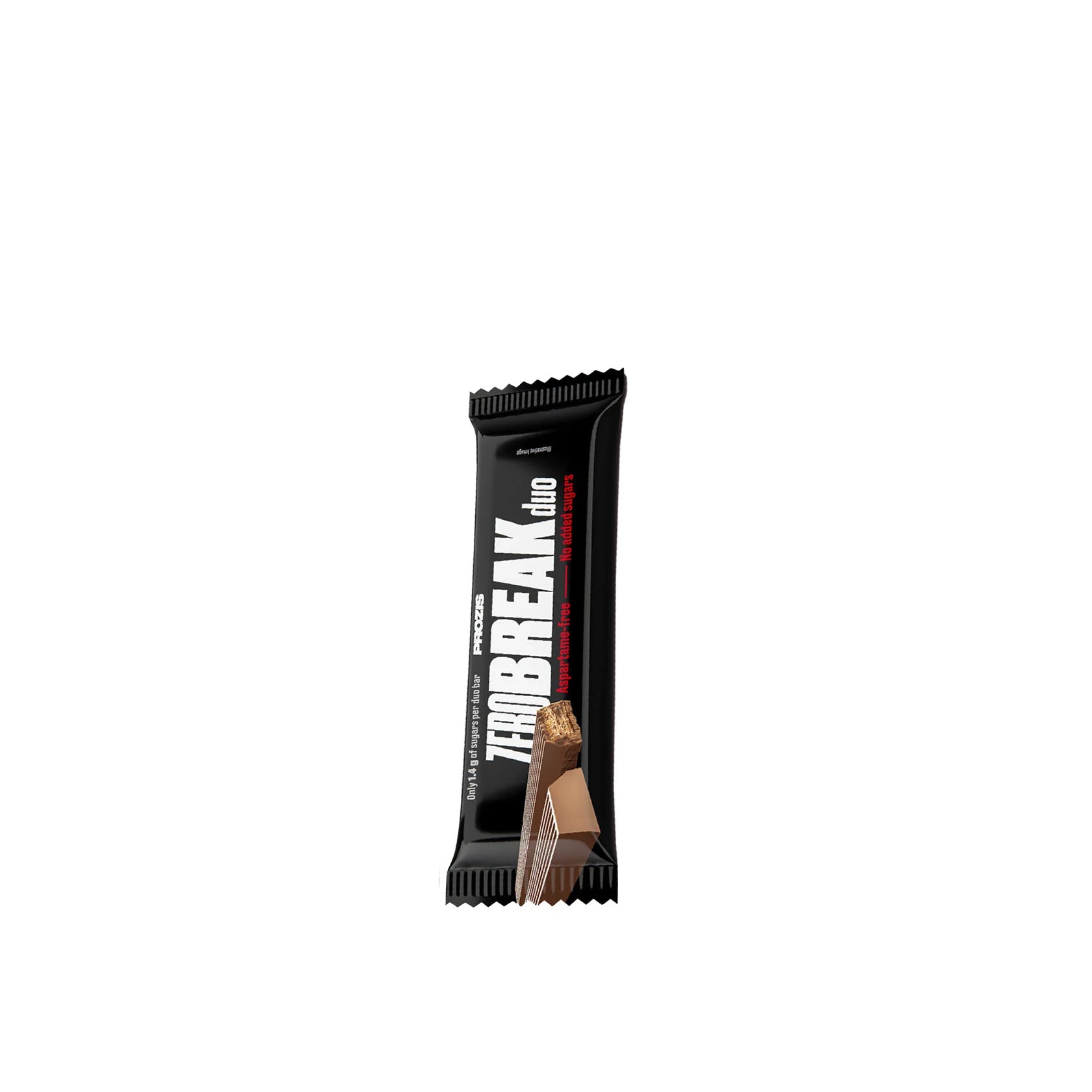 Prozis Barra de chocolate con leche Zero Break Duo 21 gr