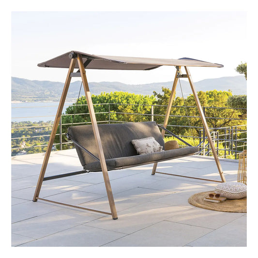 HKH Baloiço de Jardim 3 Lugares Cinza