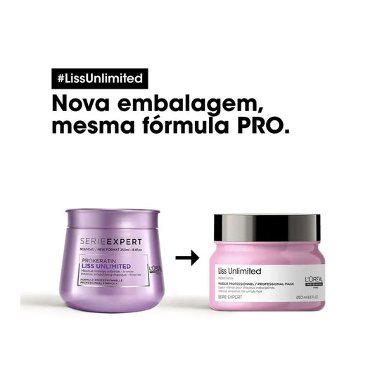 L'Oréal Liss Unlimited Máscara 250 ml