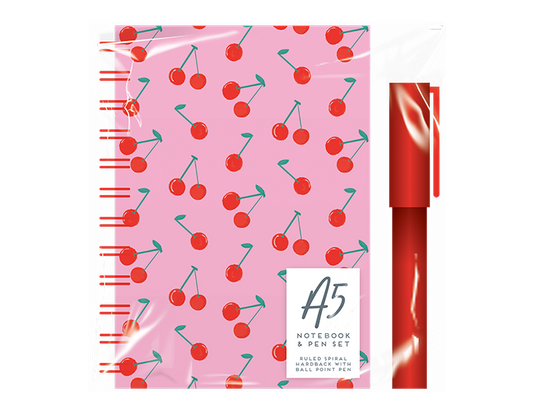 Caderno Espiral A5 com Esferográfica