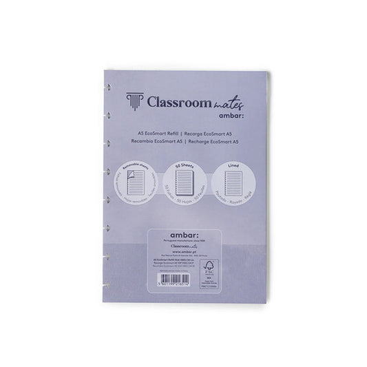 Ambar EcoSmart Classroom Mates Recarga Caderno Inteligente A5 Pautada 50f