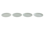 HKH Conjunto 4 Pratos Sobremesa Cerâmica Esmaltados Mandala
