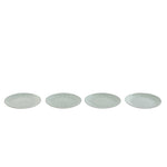 HKH Conjunto 4 Pratos Sobremesa Cerâmica Esmaltados Mandala