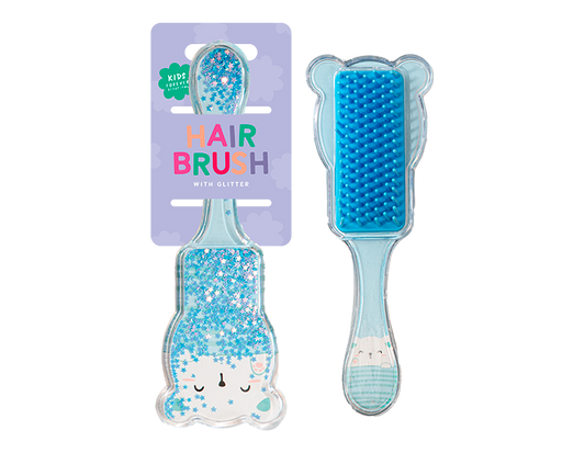 Escova de Cabelo Infantil com Glitter