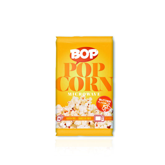 BOP Pipocas com Manteiga para Micro-Ondas 90 gr