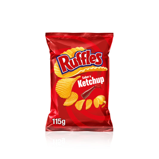 Ruffles Batata Frita Sabor a Ketchup 115 gr