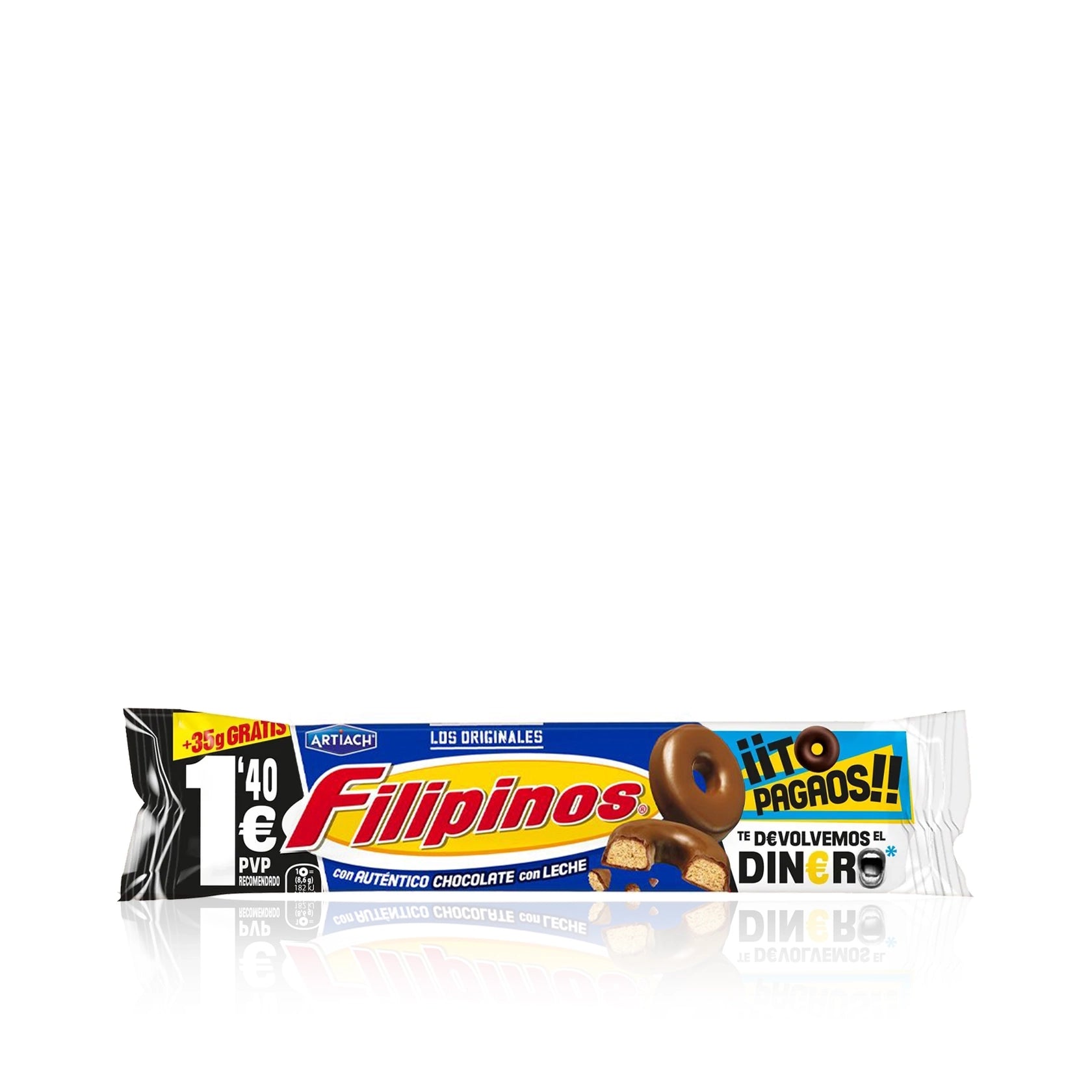 Chocolate con Leche Filipinos 93 gr + 35 gr