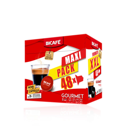 Bicafé Gourmet Cápsulas de Café Compatíveis com Dolce Gusto Int 8 48 cáps.