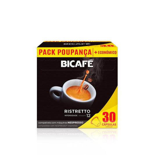 Bicafé Cáps Compatível Nespresso Ristretto Intensidade 12 - 30 un