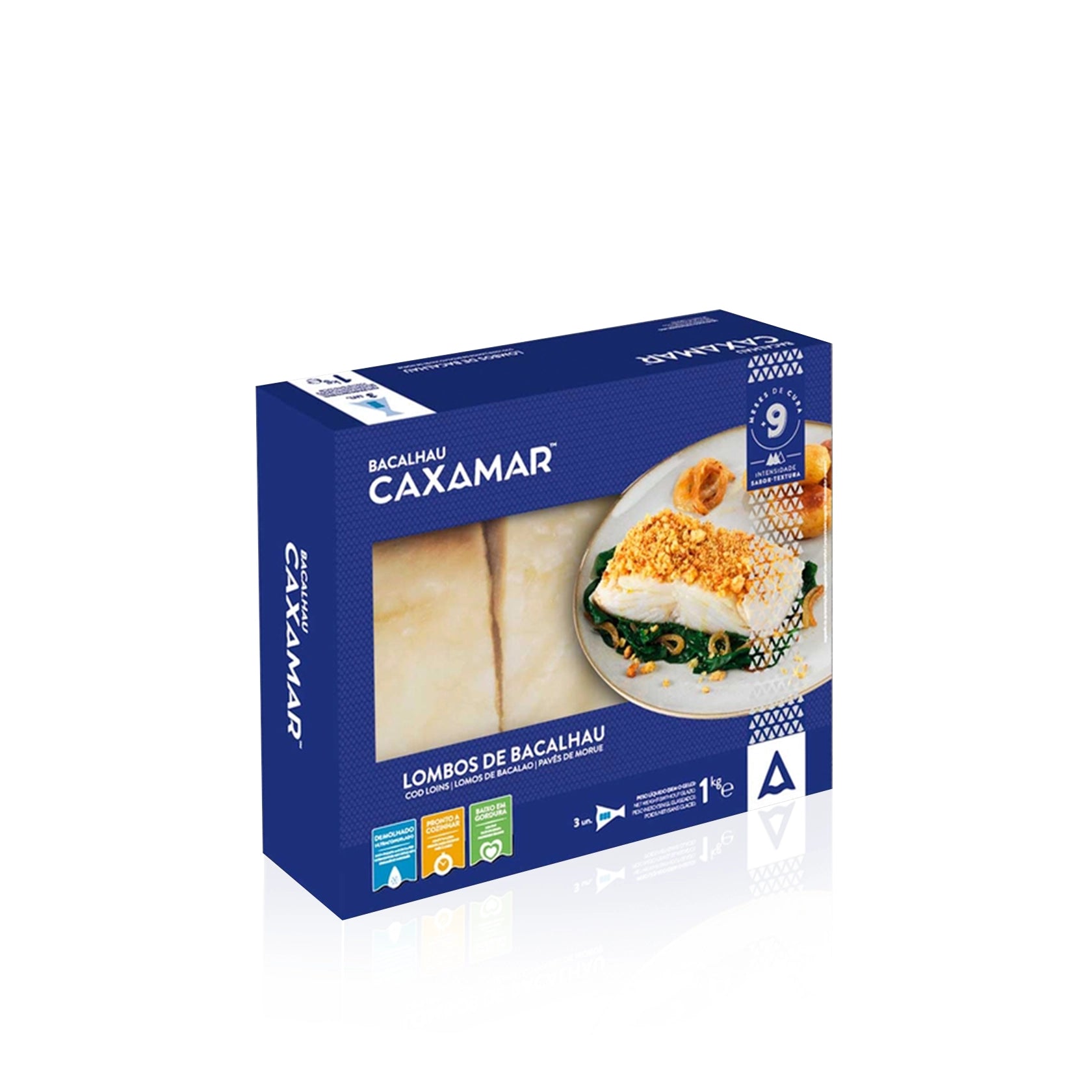 Caxamar Lombos Bacalhau Crescido Noruega 1 kg