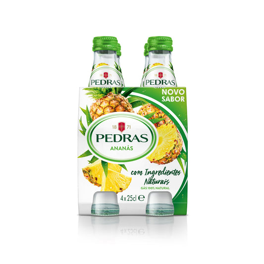 Pedras Ananás Água com Gás TP 4 x 25 cl