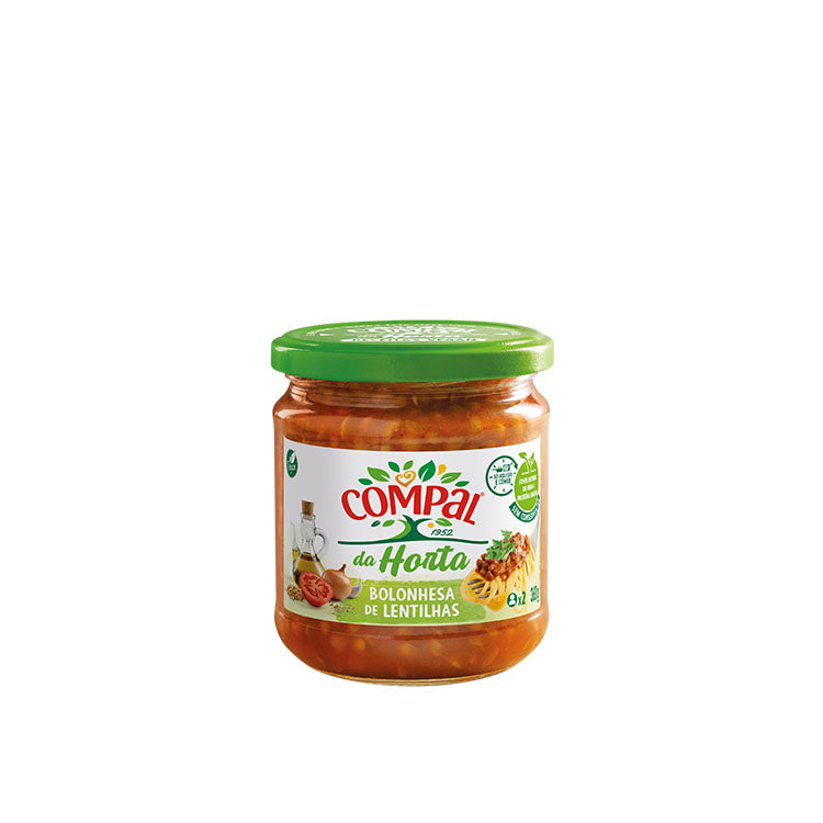 Compal da Horta Bolonhesa de Lentilhas 360 gr — embalagem