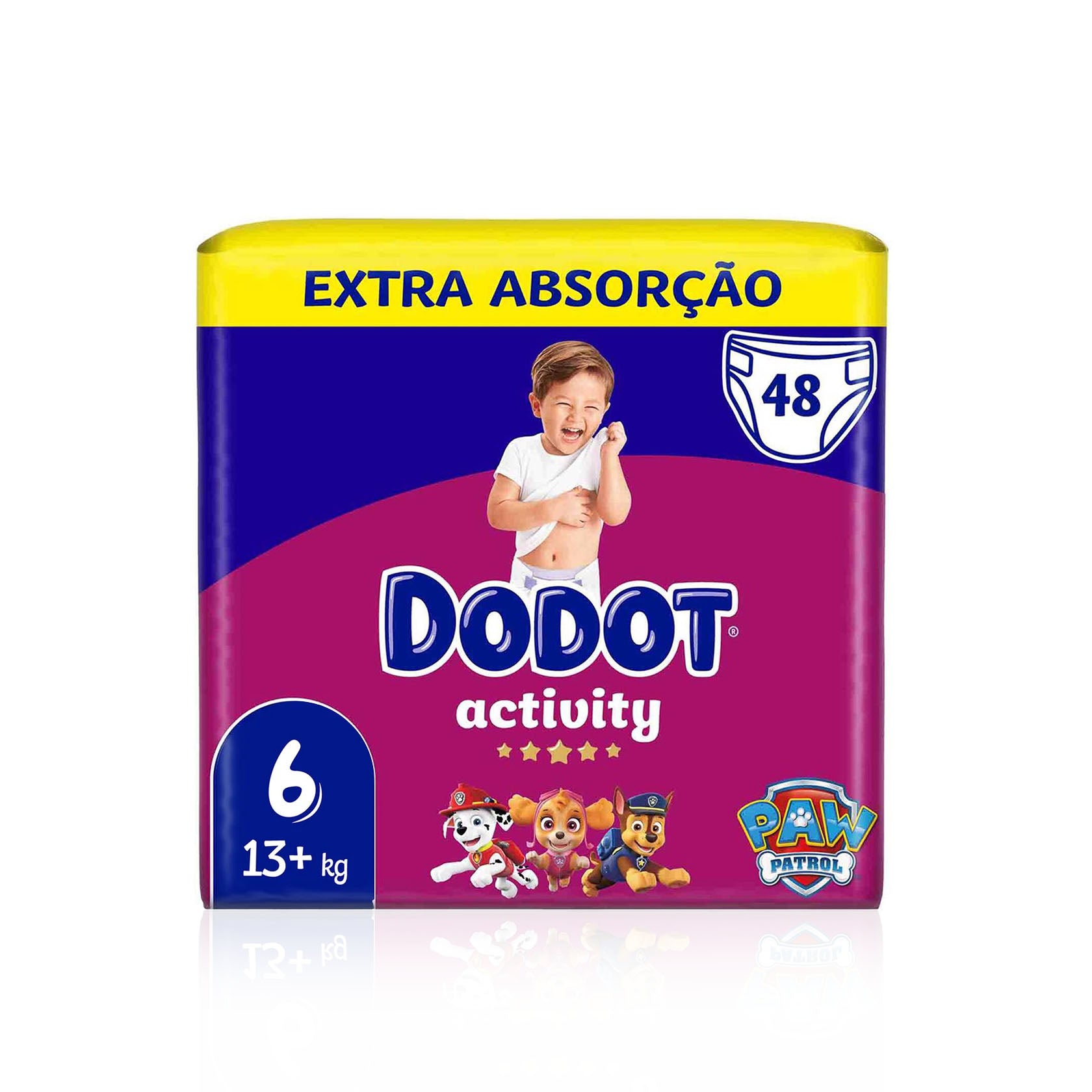 Dodot Activity Fraldas T6 (+13 kg) 48 un