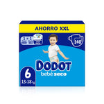 Dodot Bebé Seco Fraldas Box XXL T6 13-18 kg 140 un