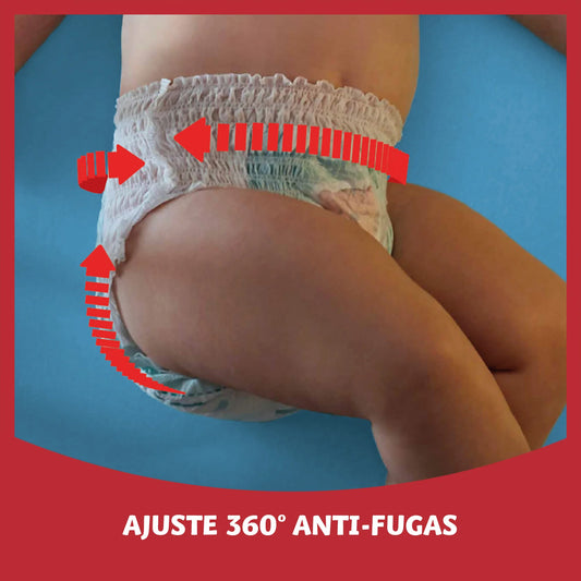 Dodot Pants Azul Fraldas T6 (14-19 kg) 54 un