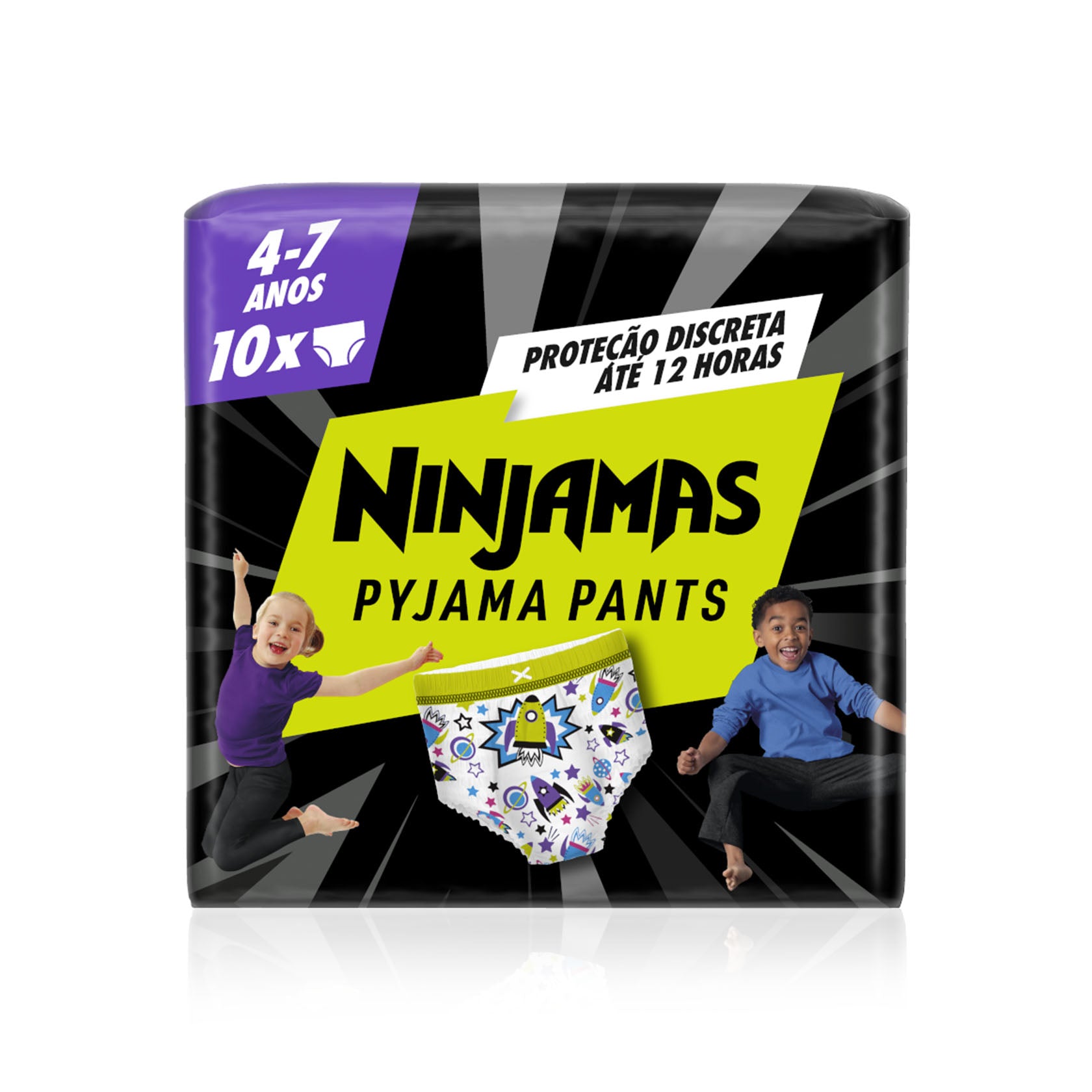 Dodot Ninjamas Foguetão T7 (17-30 kg) 10 un