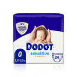 Dodot Sensitive Fraldas T0 menos de 3 kg 24 un