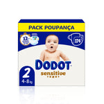 Dodot Sensitive Fraldas T2 4-8 kg 174 un