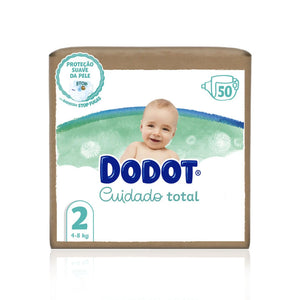 Dodot Cuidado Total Fraldas T2 4-8 kg 50 un