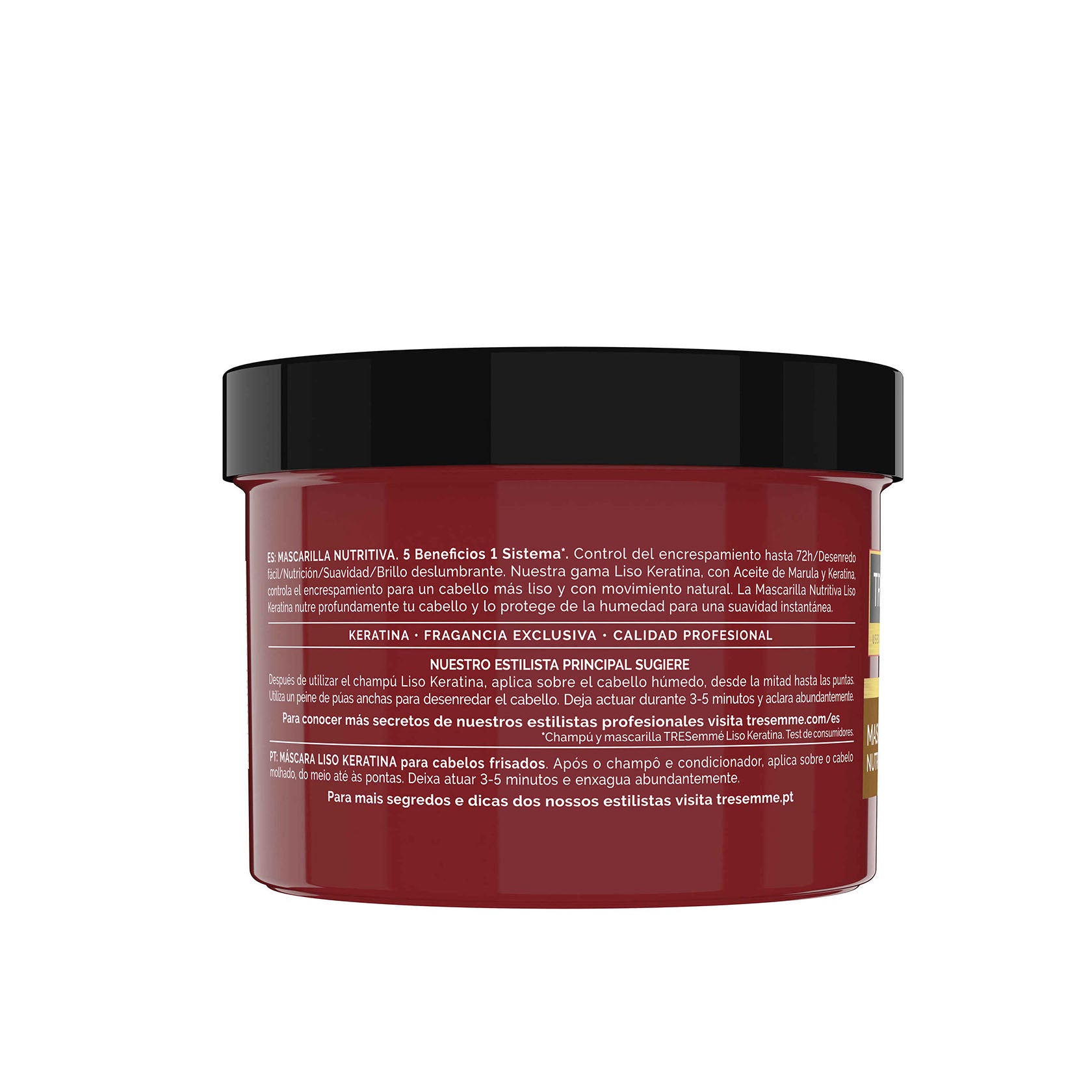 Tresemmé Keratina Mascarilla Cabello Liso 440 ml