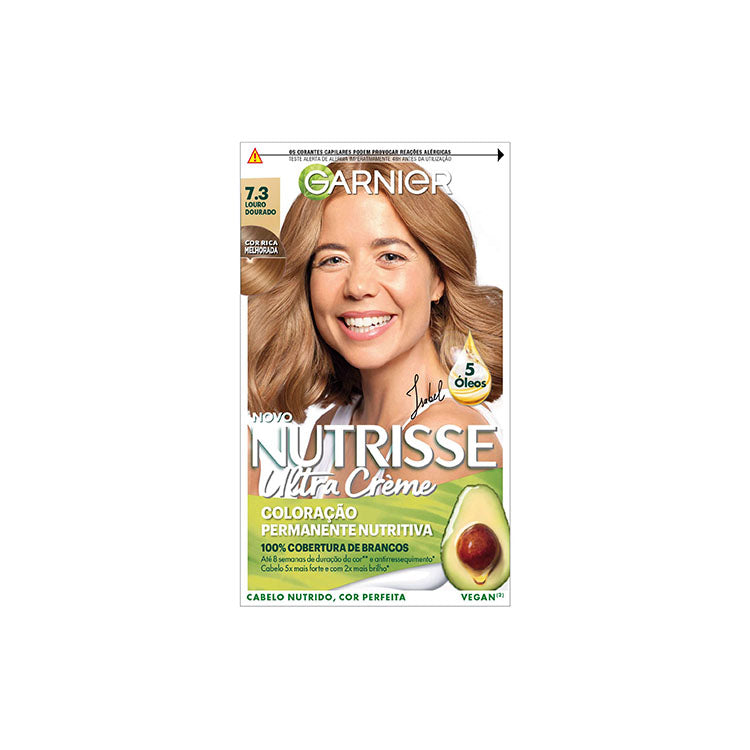 Garnier Nutrisse Coloração Permanente Louro Dourado 7.3 140 ml