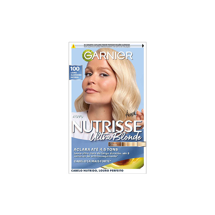 Garnier Nutrisse Coloração Permanente Louro Muito Claro Natural 10.0 140 ml