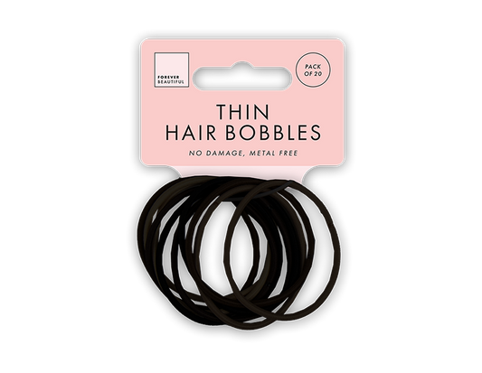 Elásticos Finos para Cabelo Sortidos 20 un