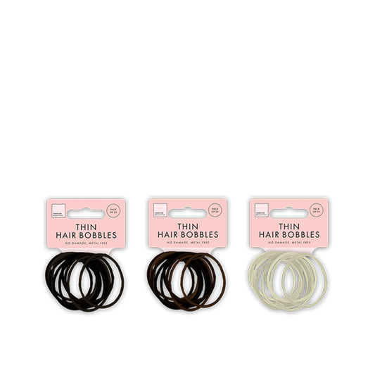 Elásticos Finos para Cabelo Sortidos 20 un