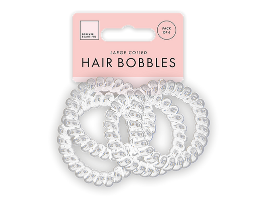 Elásticos em Espiral para Cabelo 6 un