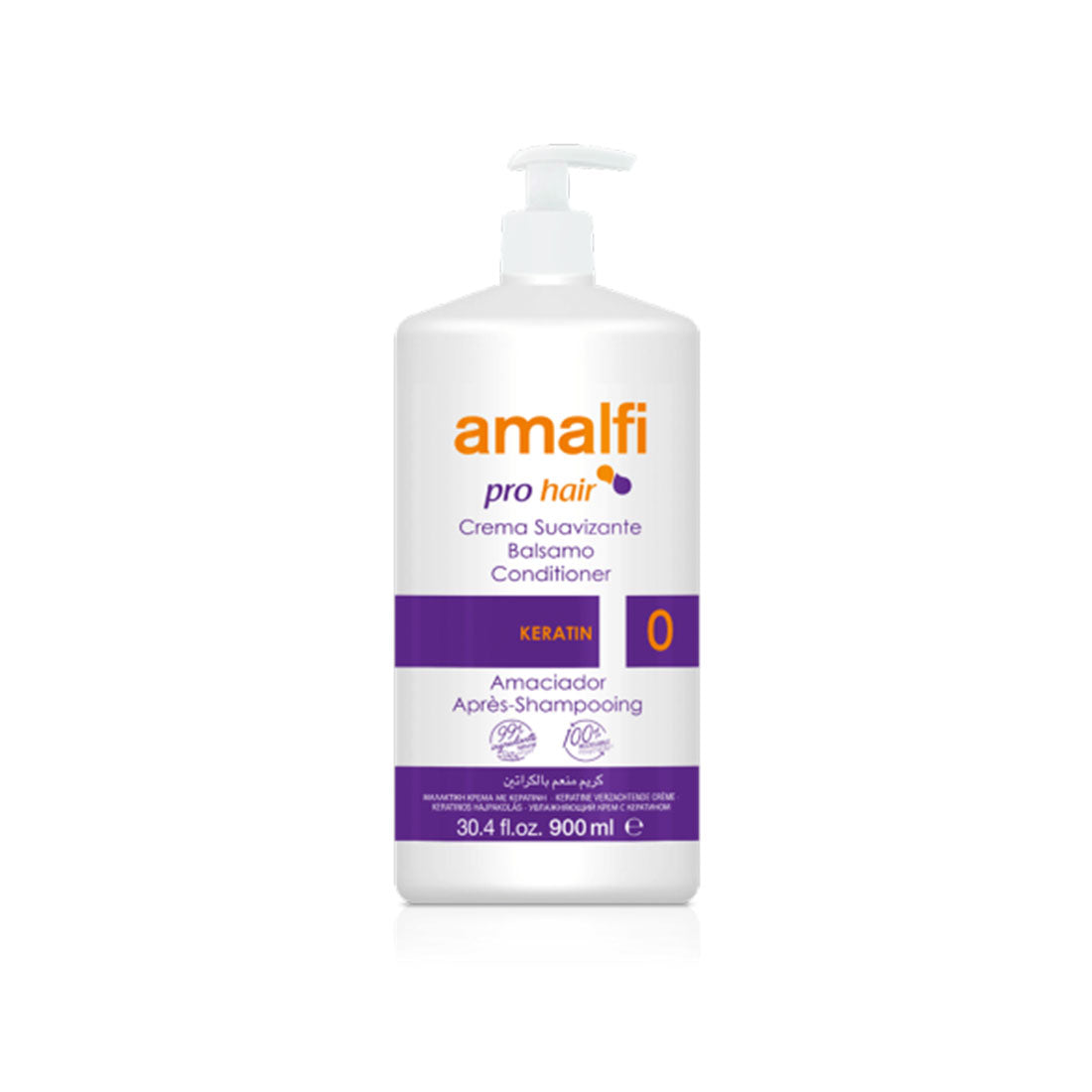 Amalfi Condicionador Profissional Keratina com Doseador 900 ml