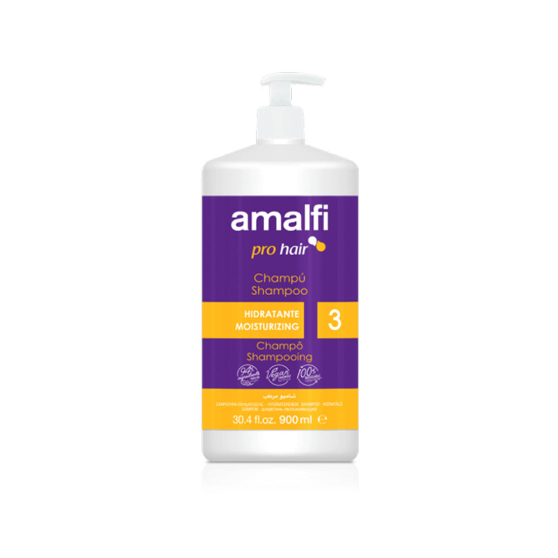 Amalfi Champô Profissional Hidratante com Doseador 900 ml