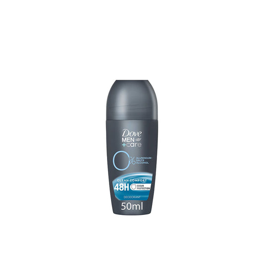 Dove Men+Care Clean Comfort 0% Alumínio Roll-on 50 ml