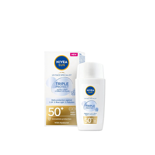 Nivea Sun Protetor Solar Fluído para Rosto FPS 50+ 40 ml