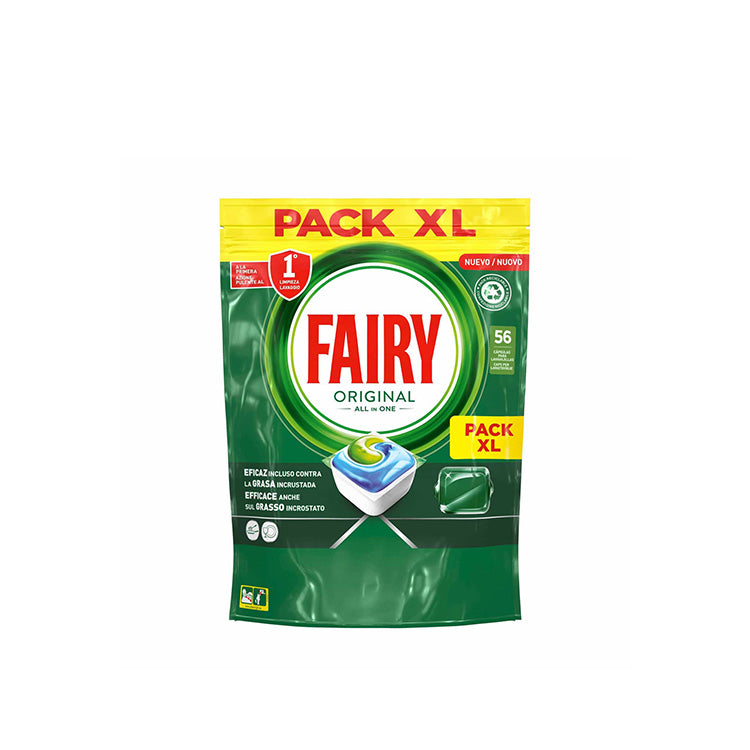 Fairy Original Tudo em 1 Detergente Máquina Loiça 56 un