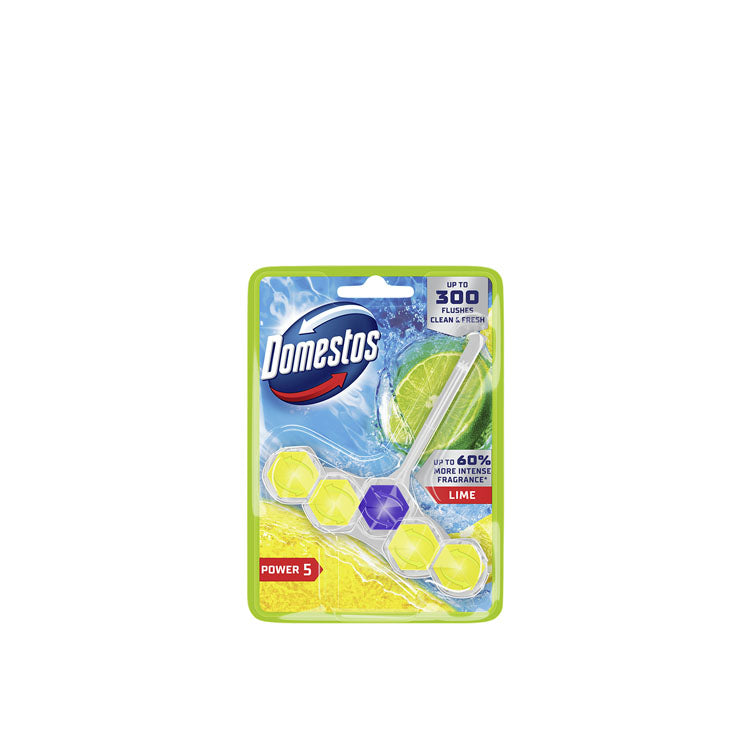 Domestos Bloco Sanitário Power 5 em 1 Lima 50 gr